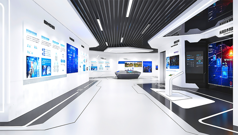 現(xiàn)代科技在企業(yè)展廳設計中的應用